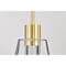 Nuvo Aura, 7 Inch LED Pendant, Brushed Brass, K9 Bubble Crystal, 3000K CCT 62/2181 - alternate 5